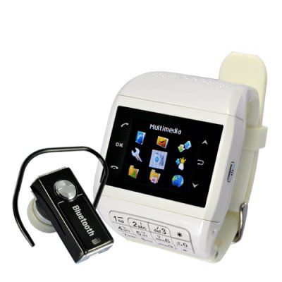 Celular relogio Branco Quartz